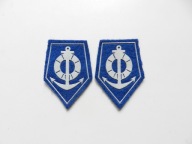 POLICJA WODNA, OZNAKI na MUNDUR - ORYGINALNE PATKI wz.90 KORPUSÓWKI 1990