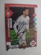Karta panini autograf Dania Joakim Maehle Road to Qatar 2022