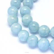 H5- AKWAMARYN BŁĘKITNY - kula - 10mm - 12 sztuk