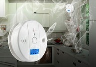 Czujnik czadu tlenku węgla CO gazu wykrywacz lcd