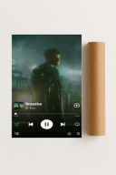 Plakat bez ramy 30x40cm Breathe Yeat muzyka rap pop | Pomysł na Prezent