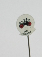 COLUMBIA 1901 auto odznaka z PRL