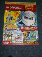 LEGO NINJAGO 1/2020 Jay z megałańcuchem 2 plakaty, Komiksy, Labirynty,gry