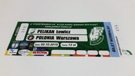 bilet PELIKAN Łowicz - POLONIA Warszawa 20.10.2019