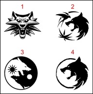 Naklejka na auto samochód WIEDŹMIN WITCHER