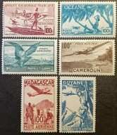 KOLONIE FRANCUSKIE - nominał 100Fr ** - czysty - POCZTA LOTNICZA - AIRMAIL