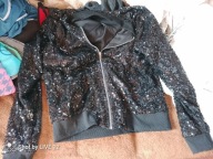 Bluza bomberka z cekinami