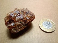 Granat Grossular var. HESSONIT - Vápenná, Czechy