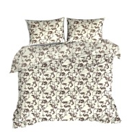 pościel bawełna lux 160x220 + 2x70x80 + 2x40x40 zamek B 213 Esprit ecru