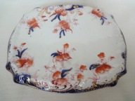 FLANDERS STOKE POTTERY malowana podstawka ok. 1900