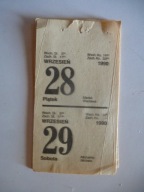 kartka z kalendarza 1990