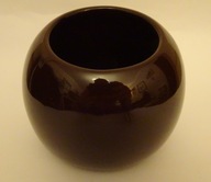 Wazon ceramiczny, brązowy wazon ozdobny