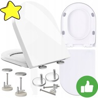 DESKA WC WOLNOOPADAJĄCA WYPINANA DUROPLAST CERSANIT KOŁO ROCA MOCNA