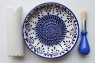 Tarka Ceramiczna Josko Niebieski/Biały, 21,5 x 16 x 4,5 cm ZESTAW