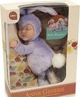 Anne Geddes lalka niemowlę króliczek fioletowy Baby Bunny 23 cm