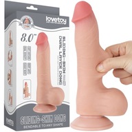 REALISTYCZNE DILDO z przyssawką sztuczny PENIS z jądrami jak PRAWDZIWY