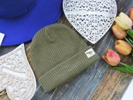 Zara - prążkowana czapeczka khaki , dino r 62/68