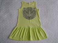 Cool Club sukienka limonkowa i kot nowa roz 134-140