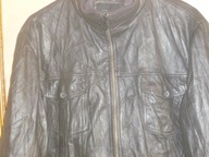 ZARA-KURTKA MĘSKA-R-XL -SKÓRA NATURALNA CZEKOLADOWY BRAZ.