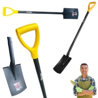 SZPADEL PROSTY TRZON METALOWY OSTRY ŁOPATA HARTOWANA OGRODOWY PROSTY 115CM