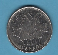 (2KA58) Kanada 25 centów, 2002