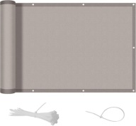 Osłona balkonowa ogrodowa Cool Area 90x800cm,Taupe Wodoodporna T113