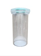 Pojemnik szklany z klipsami – szczelny, do lodówki i mikrofali 1200 ml NOWY