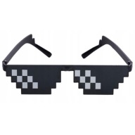 Okulary Thug Life Swag Deal With It 8 Bits Piksel Czarne