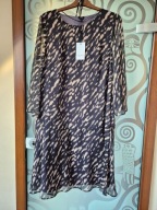 SOLAR SUKIENKA BRĄZOWA Z FALBANĄ r.42