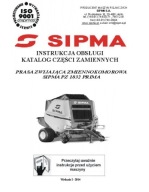 SIPMA PZ 1832 Prima - instrukcja obsługi prasy zniennokomorowej (2014)