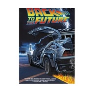 „Back to the Future” – Plakat Filmowy z DeLoreanem