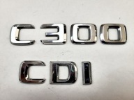ZNACZEK EMBLEMAT NAPIS CYFRA LICZBA LITERA W204 W205 MERCEDES C300 CDI