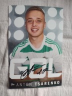 Zdjęcie 10x15 autograf Lechia Gdańsk sezon 2024/25 Gol Anton Tsarenko