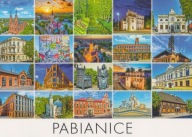 PABIANICE - ZAMEK - PAŁAC - STAROSTWO - MURAL - KOŚCIÓŁ