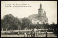ZŁOCZÓW - PLAC 3 MAJA Z KOŚCIOŁEM WNIEBOWZIĘCIA NMP 1918