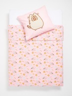 Komplet Pościeli Pusheen 160x200 cm różowa 100% bawełna + 70x80 cm