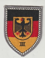 Bundeswehr dowodztwo wojskowe okreg nr 3 haft 8x6.3 cm