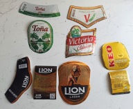 Etykiety piwne etykieta piwo zestaw - egzotyczne