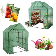 SZKLARNIA MINI FOLIOWA NA BALKON MAŁY FOLIAK 143X143X195 CM TUNEL OGRODOWA