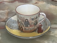 ROYAL DOULTON Shakespeare's Country WARE DICKENS WARE FILIŻANKA Z PODSTAWKĄ