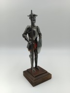 Don Kichot De La Mancha - metaloplastyka - figurka z metalu - vintage 25cm