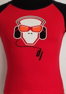 T-Shirt Damska koszulka „DJ” – NOWA, elastyczna, dopasowana