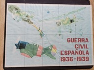 PROPAGANDA A4 Nierozcięte kupony zaopatrzeniowe , hiszpańska wojna domowa