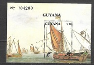GUYANA - Żaglowce - okręty wojenne - holenderskie 1990 ** Mi B-110 (782)