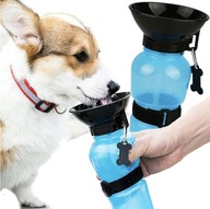 BIDON POIDŁO DLA PSA NA UPALNE DNI MISKA PRZENOŚNA 600ml - SPACEREK