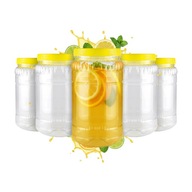 5x Pojemnik SŁOIK 2l Plastikowy Na Żywność Suchą Płynną Wielorazowy