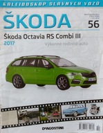 Skoda Octavia RS Combi III 2017 nr.56.Czeskie Deagostini 1:43