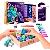 KREATYWNY ZESTAW ARTYSTYCZNY 3D KWIATY Z MASY PLASTYCZNEJ OKTO 10010 DIY