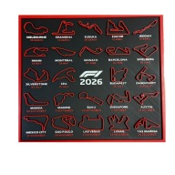 Formuła 1 kalendarz 3d 2026 plastikowy ozdoba