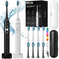 Zestaw 2x Szczoteczka Soniczna do Zębów + Etui + 8 Końcówek - Elektryczna